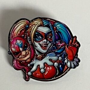 Harley Quinn Hat Pin Pins Fitted New Era Hats Bag Bags Comic Joker
